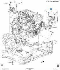 Chevrolet Aveo Sağ Motor Kulagi Üst GM 95405220