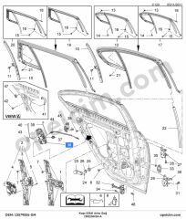 Opel Insignia A Arka Kapı Kilidi Sağ GM 133740