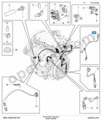Chevrolet Aveo Krank Devir Sensörü 1.6 Ecotec (A16XER) GM 6238868