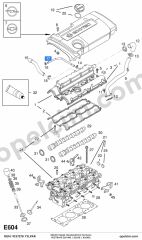 Opel Vectra B Silindir Kapak Havalandırma Hortumu (Z16XE X16XEL Z16YNG) YILPAR 656025
