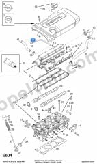 Opel Zafira A Silindir Kapak Havalandırma Hortumu (Z16XE X16XEL Z16YNG) YILPAR 656025