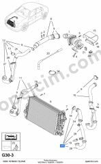 Opel Vectra C Turbo Hortumu 2.0 DTI (Y20DTH Y22DTR) YILPAR 5835820