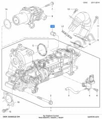 Chevrolet Trax Egr Bağlantı Contası GM 851128