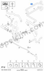 Opel Vectra C Yedek Su Depo Hortumu 2.0 DTI (Y20DTH Y22DTR) YILPAR 1337636