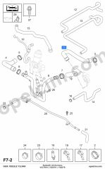 Opel Vectra C Radyatör Alt Hortumu 2.0 DTI (Y20DTH Y22DTR) YILPAR 1337616