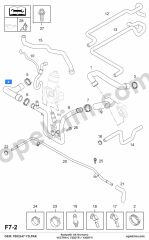 Opel Vectra C Radyatör Alt Hortumu 2.0 DTI (Y20DTH Y22DTR) YILPAR 1337621