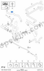 Opel Vectra C Yedek Su Depo Hortumu 2.0 DTI (Y20DTH Y22DTR) YILPAR 1337623