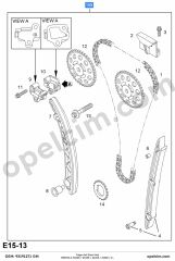 Opel Meriva A Triger Seti Zincir Seti 1.4 Ecotec (Z14XEP) GM 6606022