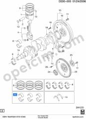 Chevrolet Kalos Kol Yatak F8C (B12S1) KING 96659184