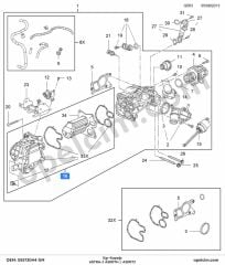 Opel Astra J Egr Kapağı 2.0 CDTI (A20DTH A20DTJ) GM 851123 851008