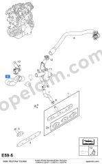 Opel Corsa D Krank Gövde Havalandırma Hortumu (Z13DTJ Z13DT Z13DTH) YILPAR 636861