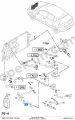 Opel Astra H Termostat Hortumu 1.3 CDTI (Z13DTJ Z13DT) YILPAR 1338753