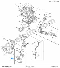 Opel Astra J Hava Kutu Alt Boru GM 835074