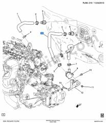 Opel Aveo Kalorifer Giriş Hortumu T300 95016495