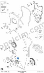 Opel Vectra B Eksantrik Gergi Bilyası ABA 5636425