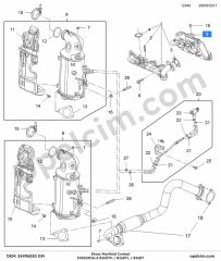 Opel Insignia A Eksoz Manifold Contası GM 865032