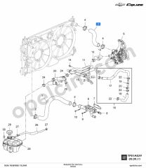 Opel Cruze Radyatör Üst Hortumu 2.0 D YILPAR 95389380