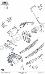 Opel Astra G Arka Silecek Motoru AKD 1273050
