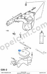 Opel Insignia A Vakum Kabi 1.6 Turbo (A16LET Z16LET) GM 850084