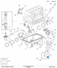 Opel Captiva Turbo Yağlama Hortumu YILPAR 96440372