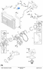 Opel Captiva Termostat Hortumu YILPAR 96440412
