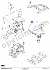 Opel Astra H Vites Topuzu 6 Ileri AKD 5738040