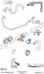 Opel Astra F Kalorifer Musluğu AKD 1820001