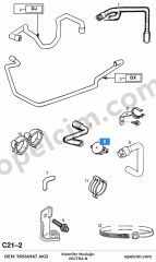 Opel Vectra B Kalorifer Musluğu AKD 1820001