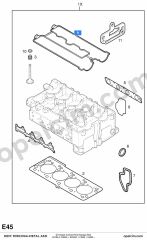 Opel Astra F Üst Kapak Contası Metal Kapağa Özel AKD 607647