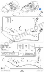 Opel Astra G Benzin Depo Kapağı İç AKD 808203