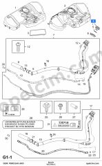 Opel Vectra C Benzin Depo Kapağı İç AKD 808203