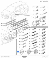 Opel Corsa D Bagaj Armasi GM 177271