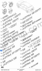 Opel Astra H Yazi '' 1.6 Twinport '' GM 5177328