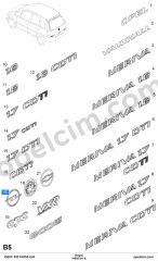 Opel Meriva A Bagaj Opel Amblemi GM 129422