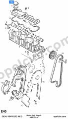 Opel Meriva A Motor Yağ Kapak AKD 650094