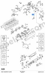 Opel Lacetti EGR Hortumu YILPAR 96629095