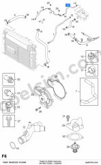Opel Antara Yedek Su Bidon Hortumu (C100) 2.0 CDTI (Z20DMH Z20S1) YILPAR 96629122