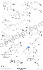 Opel Antara Kalorifer Çıkış Hortumu YILPAR 4804074 96629596
